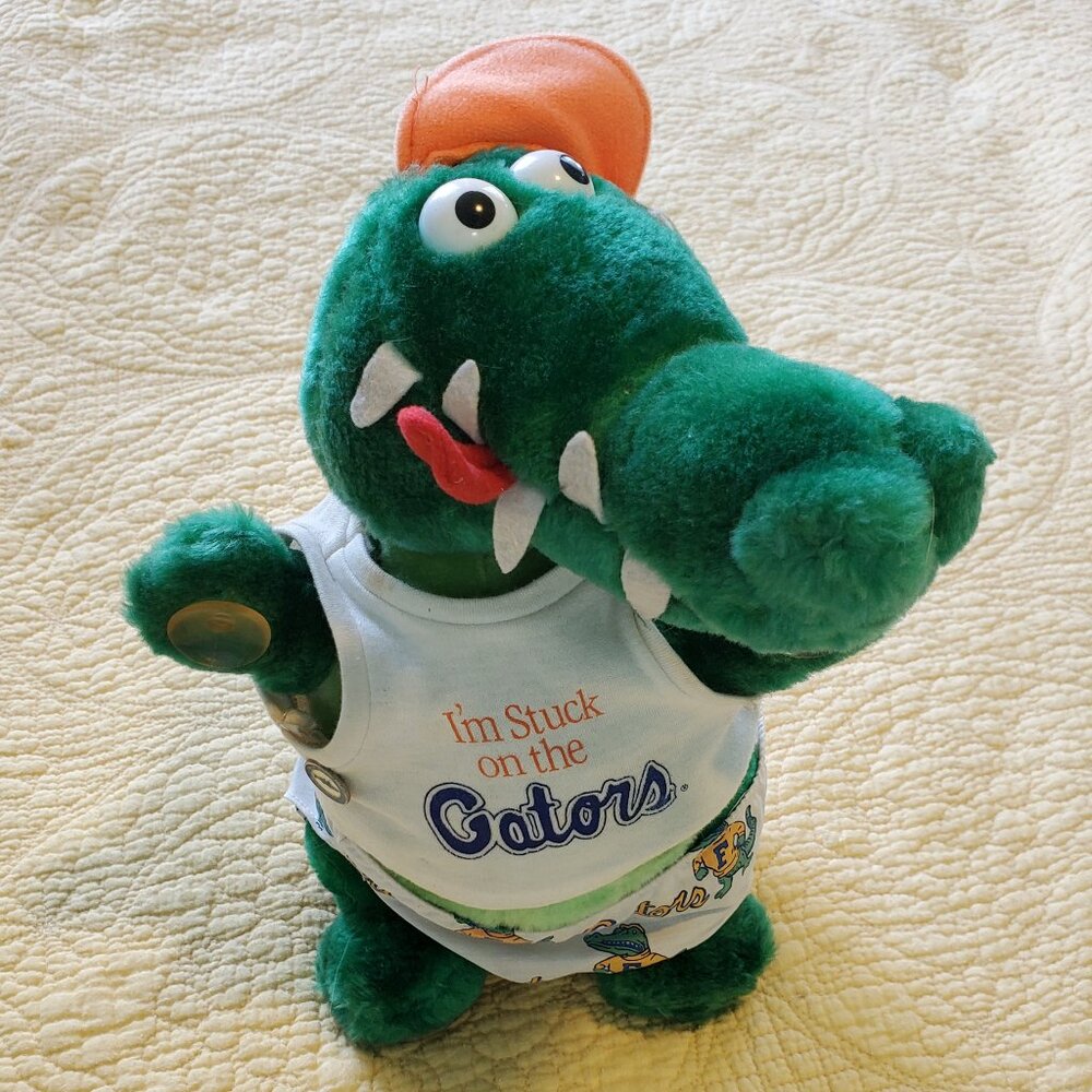 Vintage 1980s Florida Gators Window Suction Cup Plush